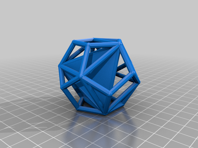Dodecahedron wireframe