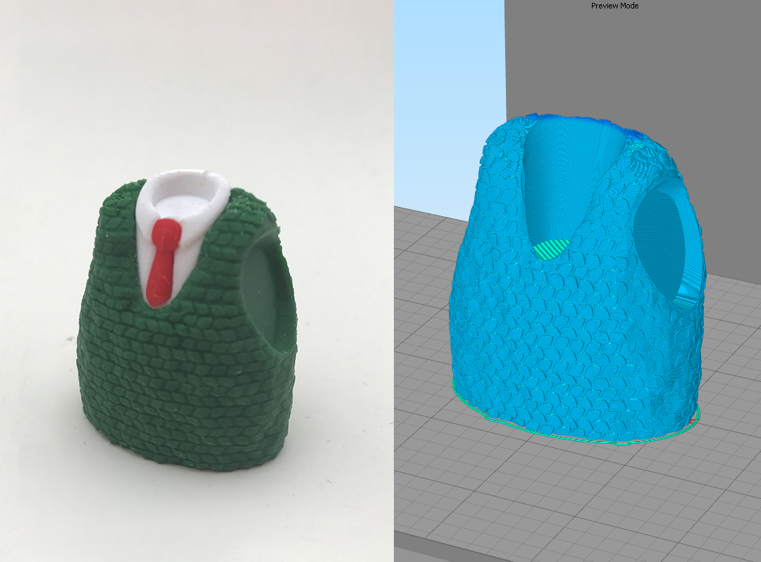 Wallace's Vest with Texture - Fixed for Simplify3d