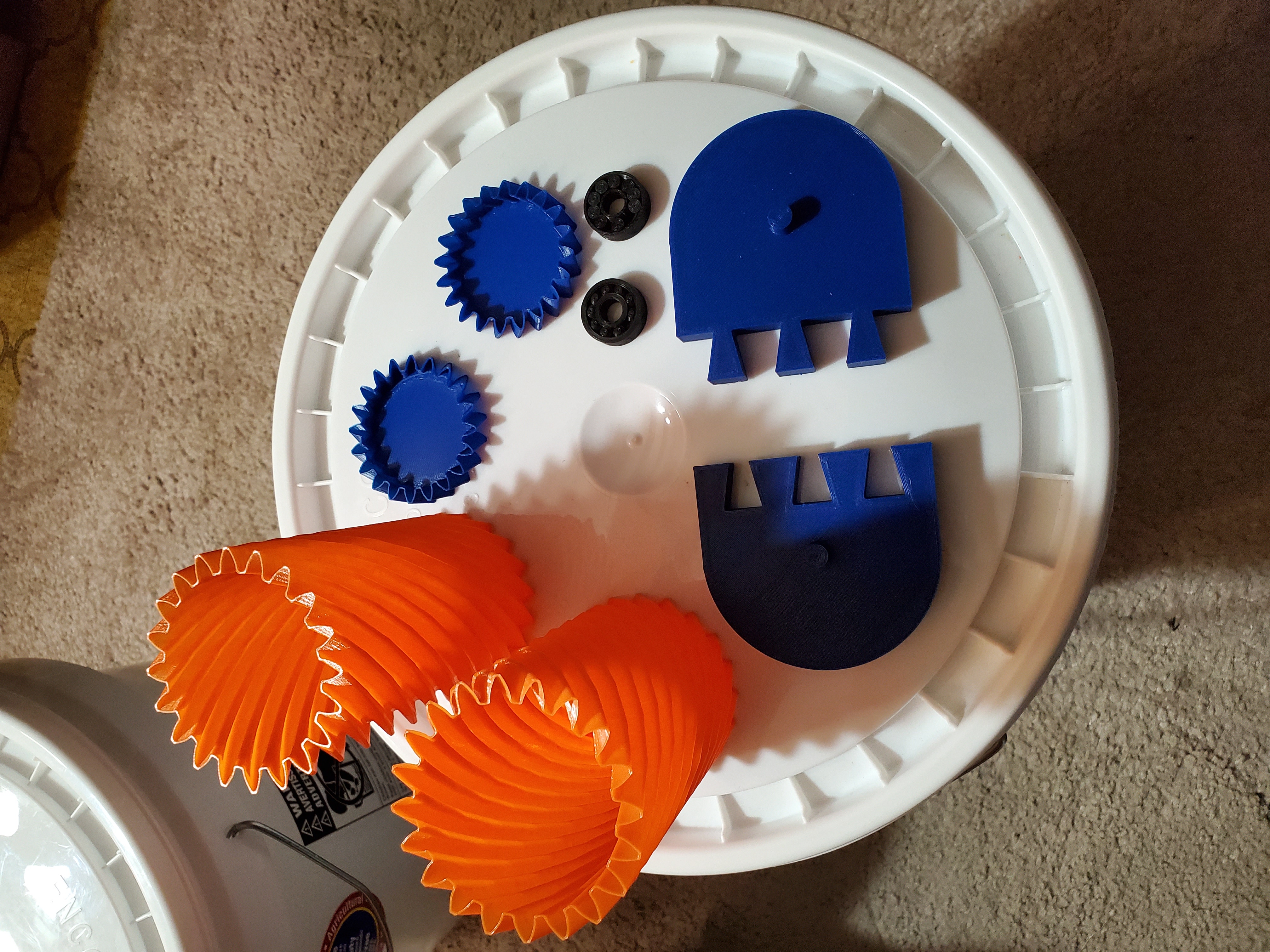 Vase Mode Helical Gear Cups