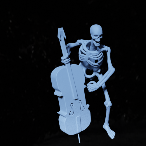 Cello Skeleton Miniature