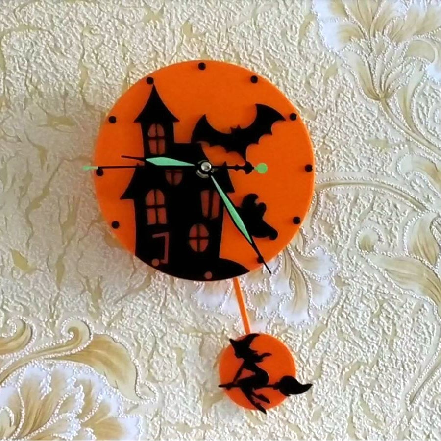 Halloween wall clock