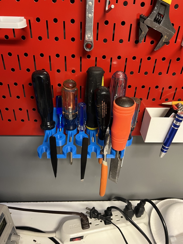 20+ Screwdriver holder for pegboard and slotted pegboard