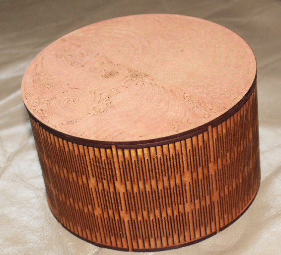 Round Box-Lasercut