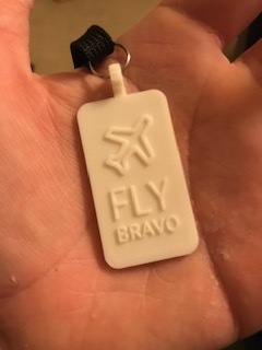 Fly Bravo Airlines - Keychain