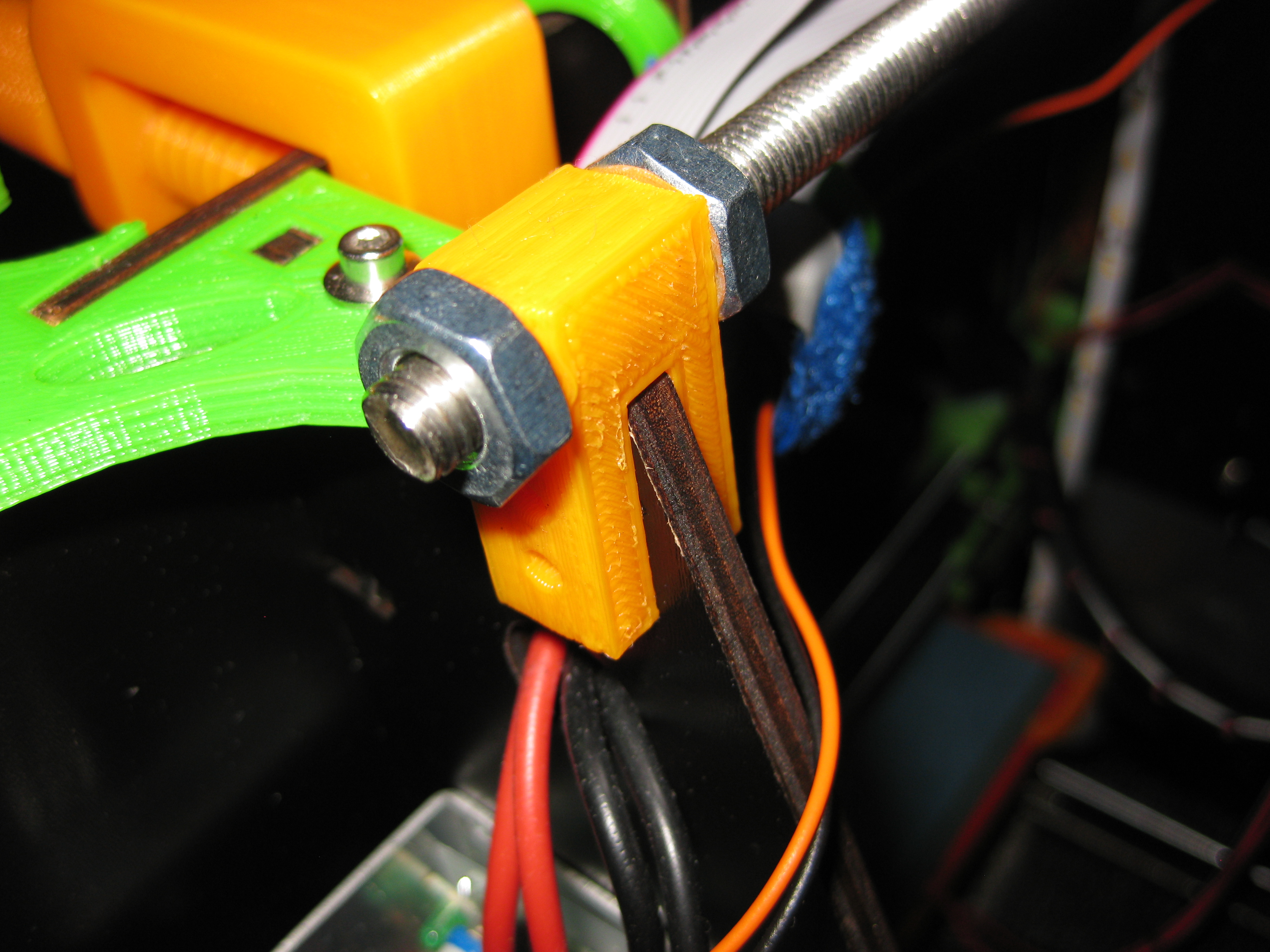 Prusa I3 Pro B "Pertinax" frame top bar strengthening brackets