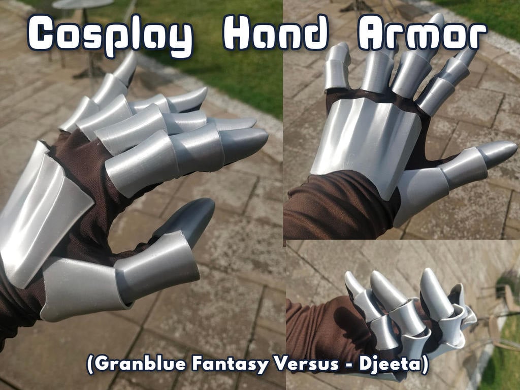 Cosplay Hand Armor v1 (Djeeta Granblue Fantasy)