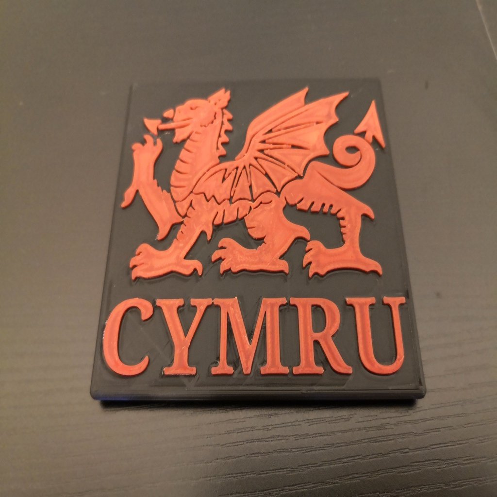 Welsh Dragon Coaster
