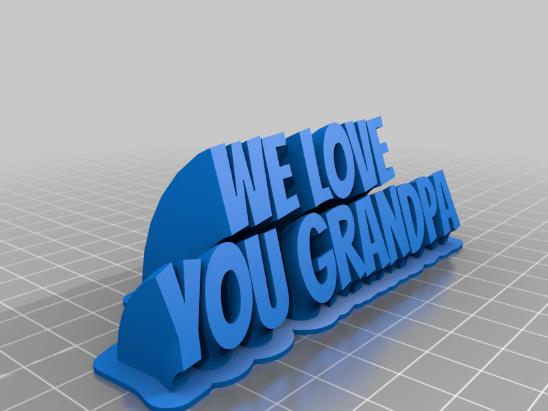 We love you grandpa