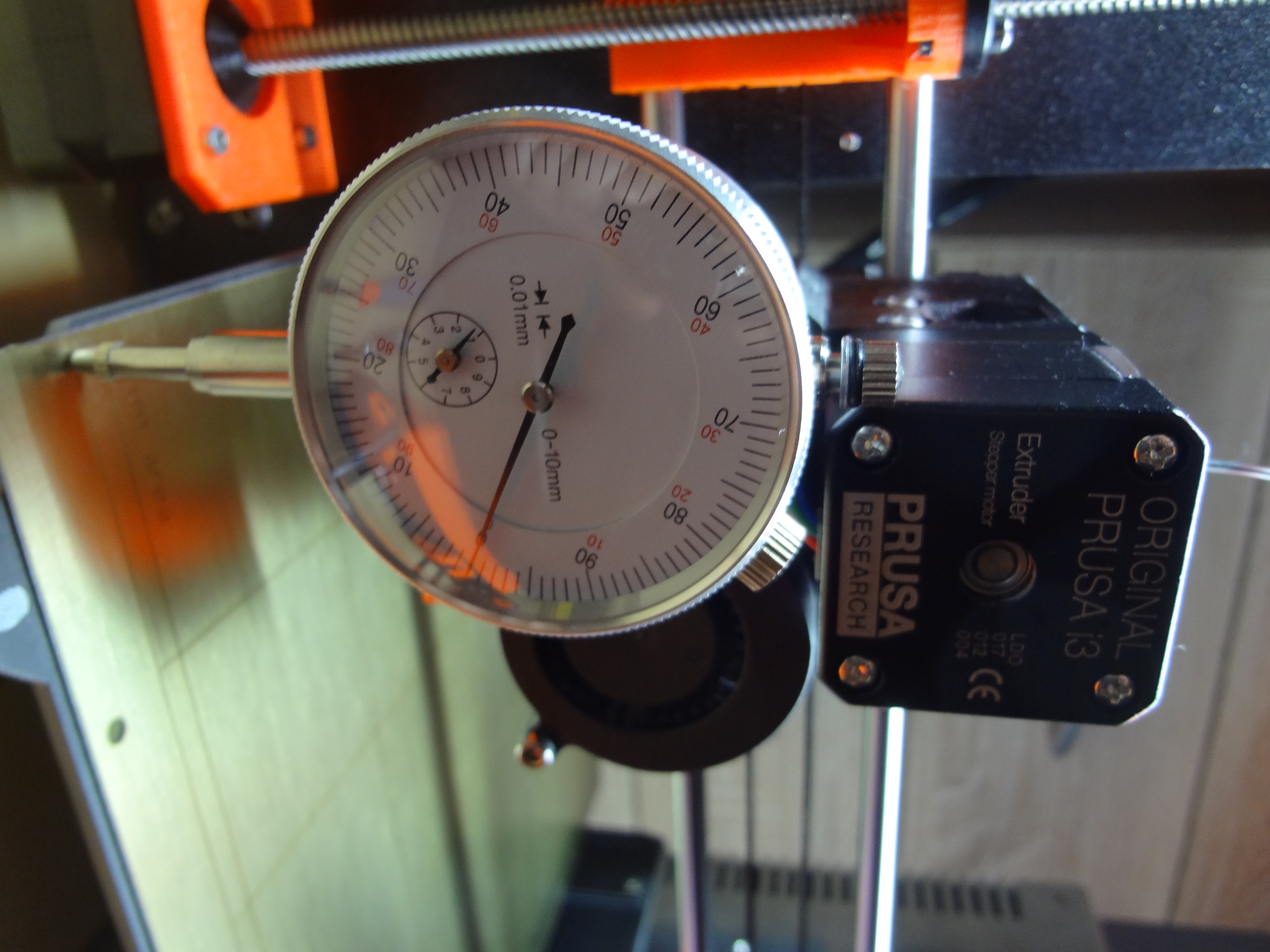 Micrometer mount for Prusa I3 MK3