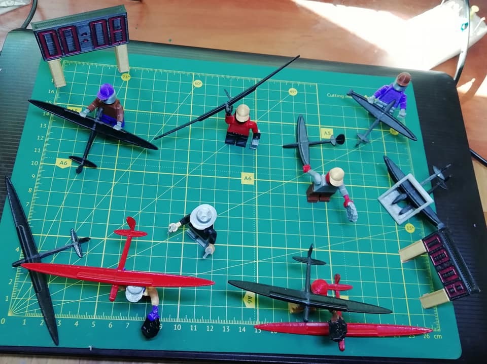 Lego compatible RC gliders and accessories