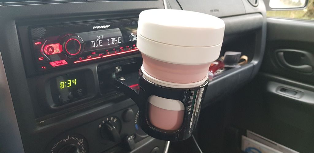 Suzuki Jimny FJ coffee cup holder mount