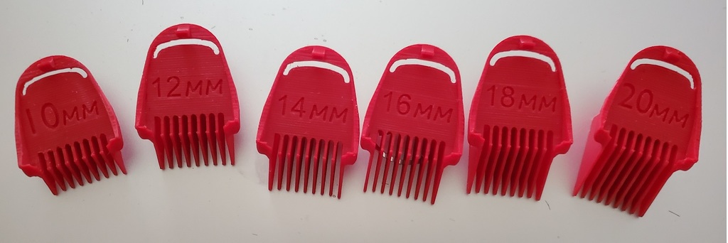 Norelco 7000 series beard combs 10,12,14,16,18 mm