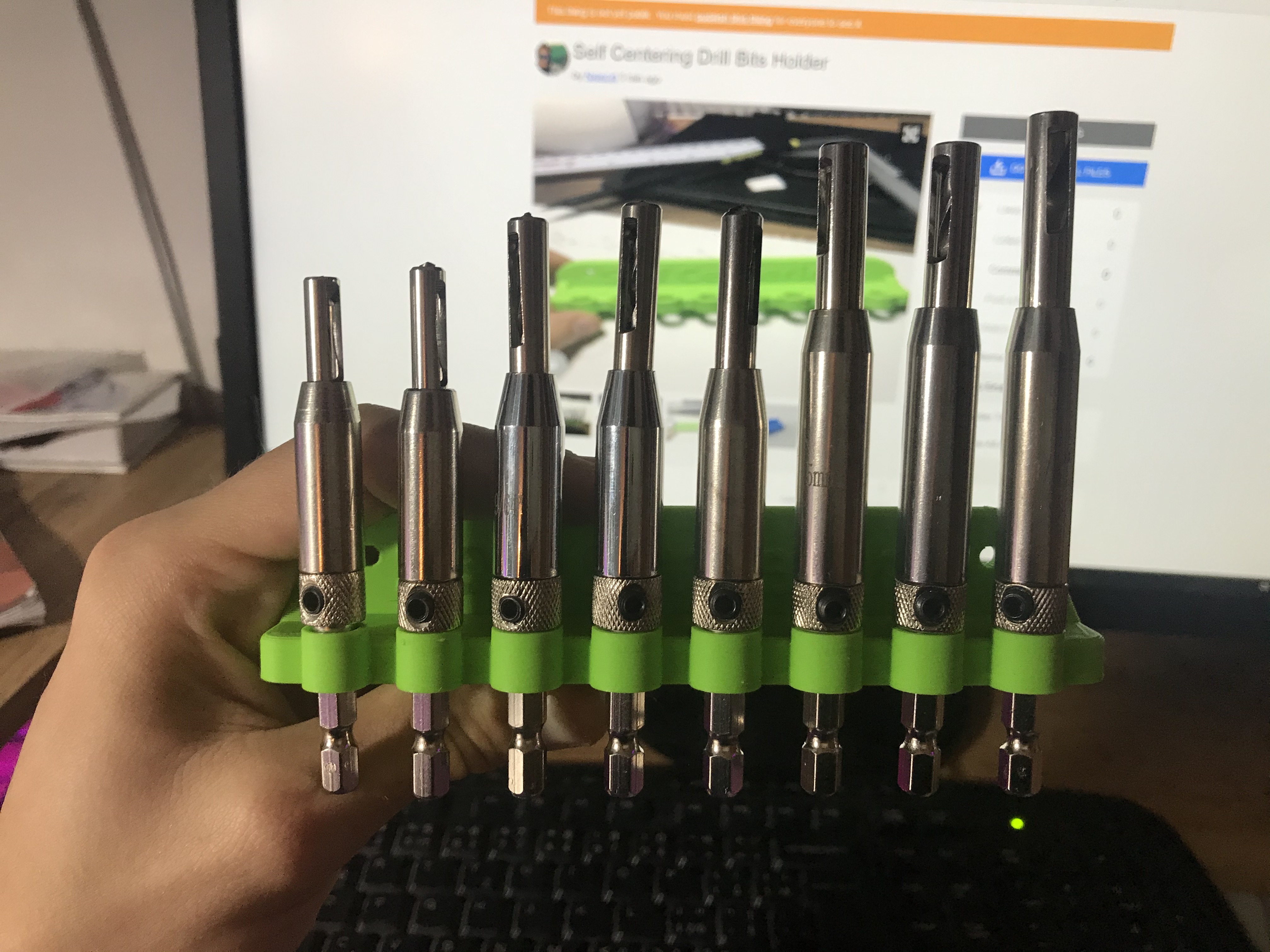 Self Centering Drill Bits Holder