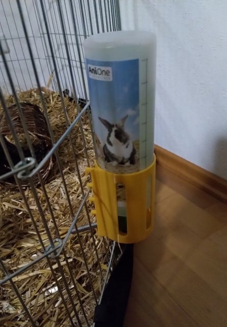 Water Bottle Holder for Guinea Pigs and Small Rabbits
