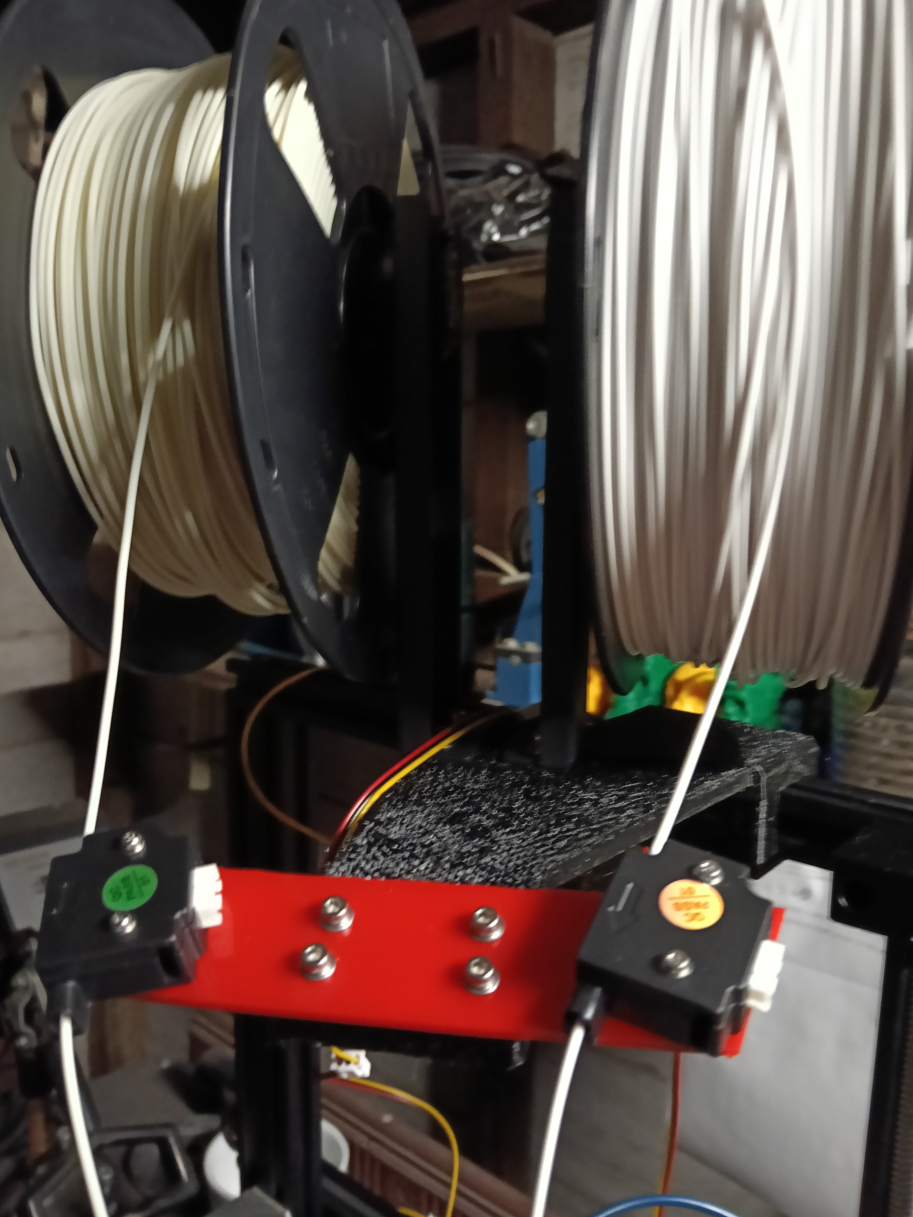 Ender 3 Dual Extrusion -  Dual Color/Colour upgrade for the Ender3 Pro.