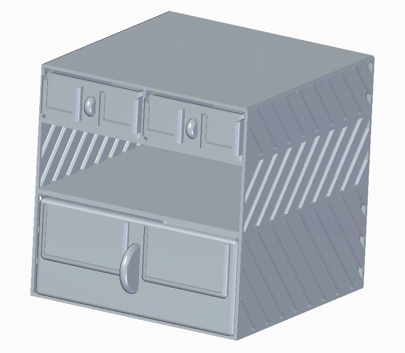 Miniature Drawer Organizer for Desk