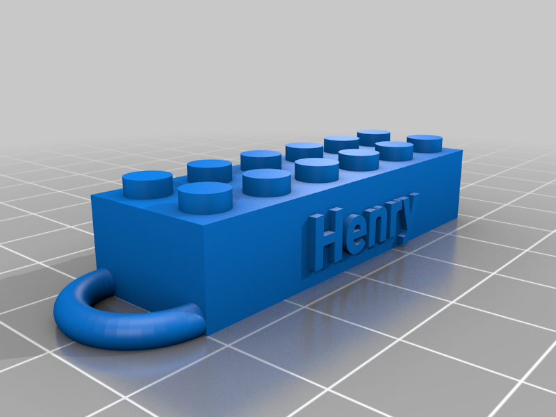 Henry Lego Keychain