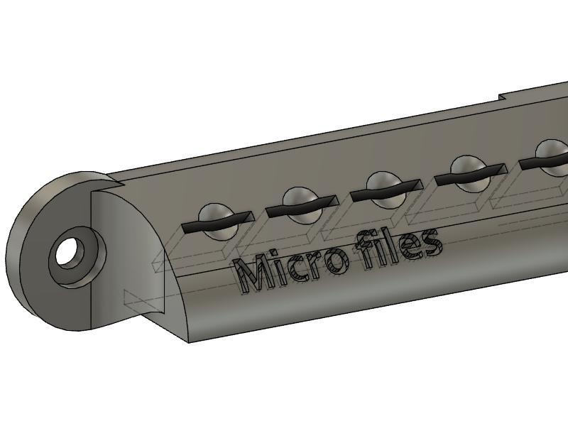 Micro sd card holder for Ender 3