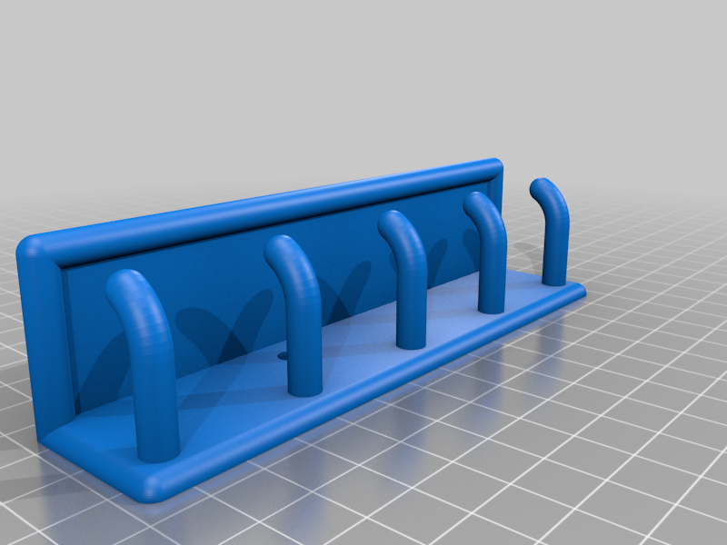 Wall hooks with shelf