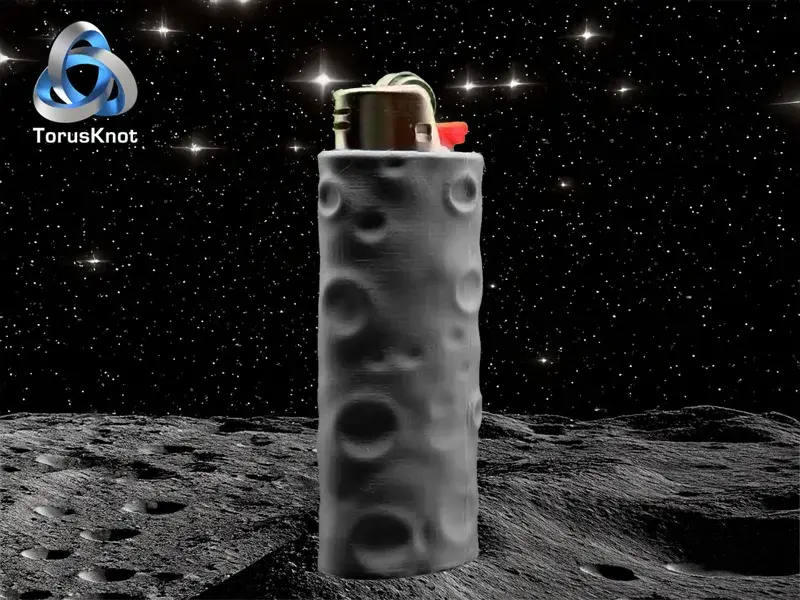 Lunar Landscape BIC Lighter Cover