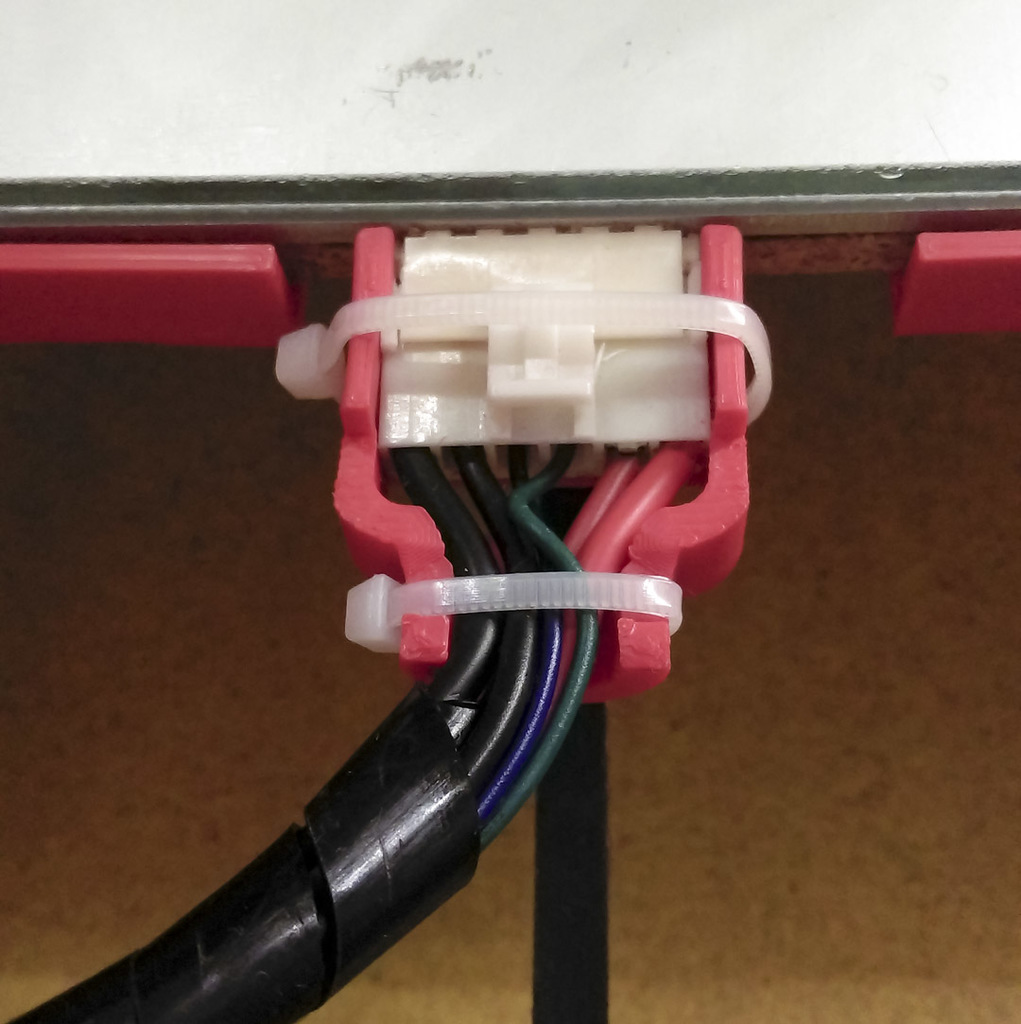 Anet A6/A8 heat bed cable holder