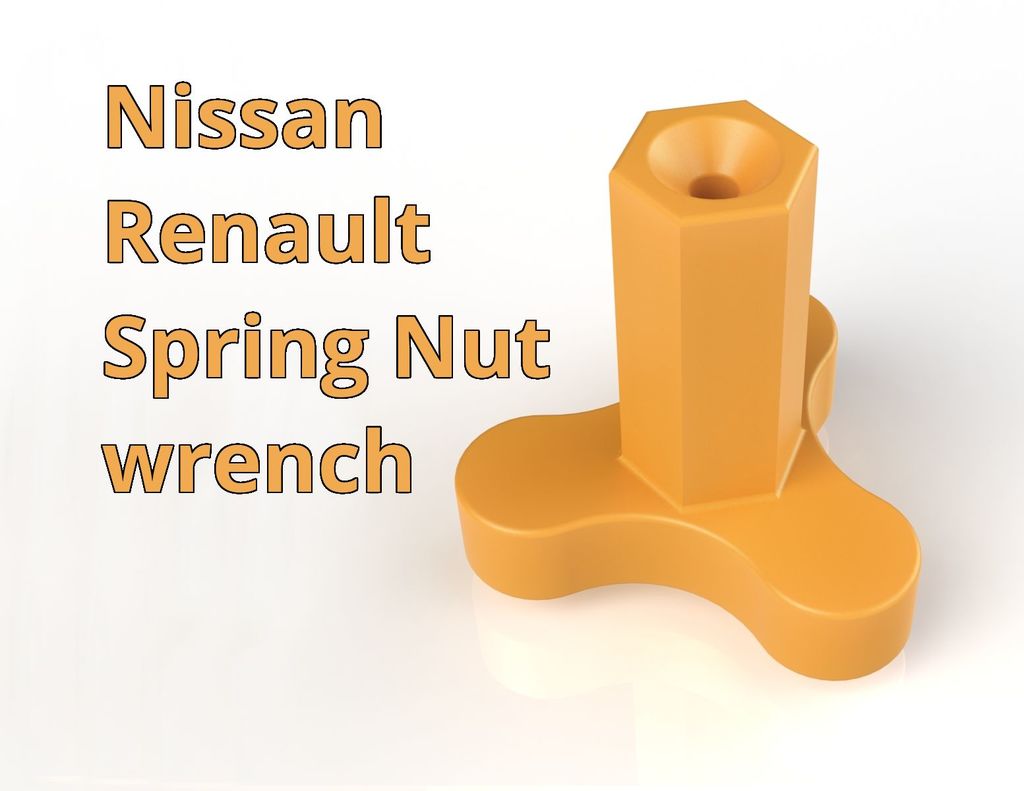 Nissan Renault spring nut wrench
