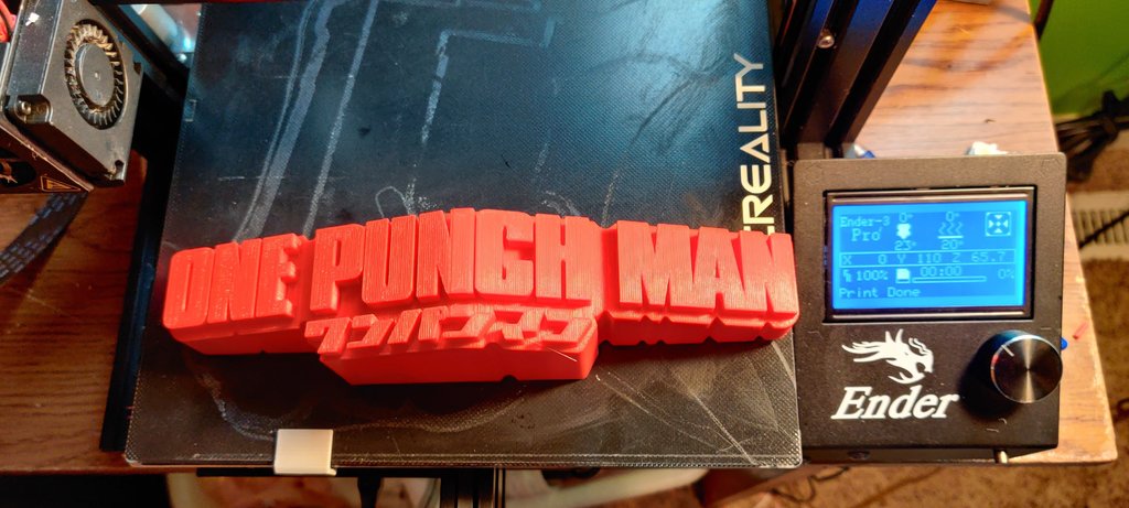One Punch Man 3D logo 