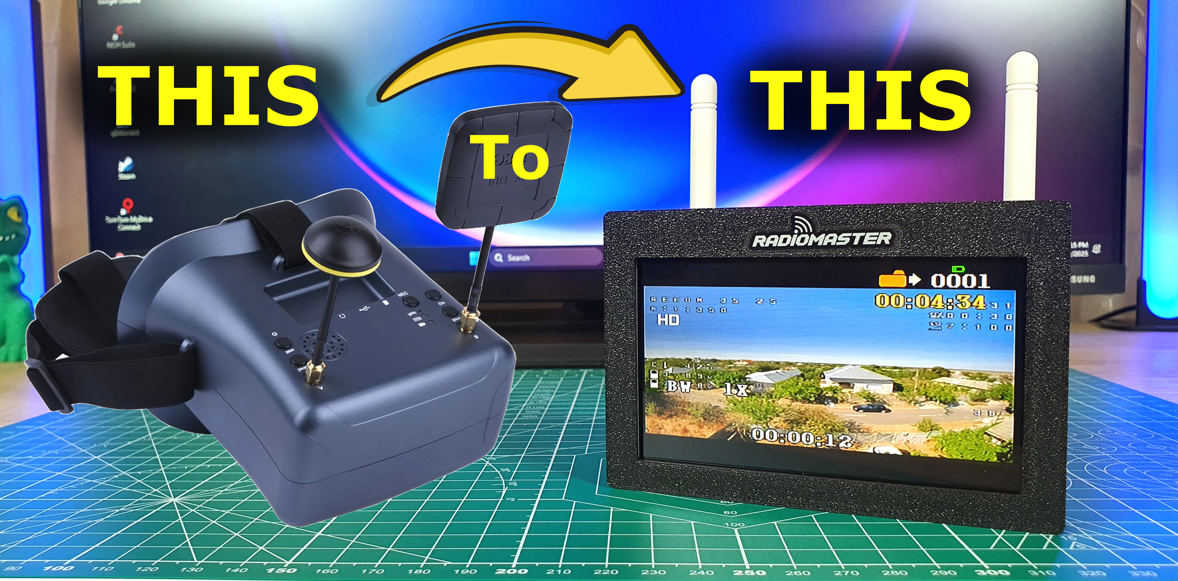 FPV Goggles To FPV Monitor