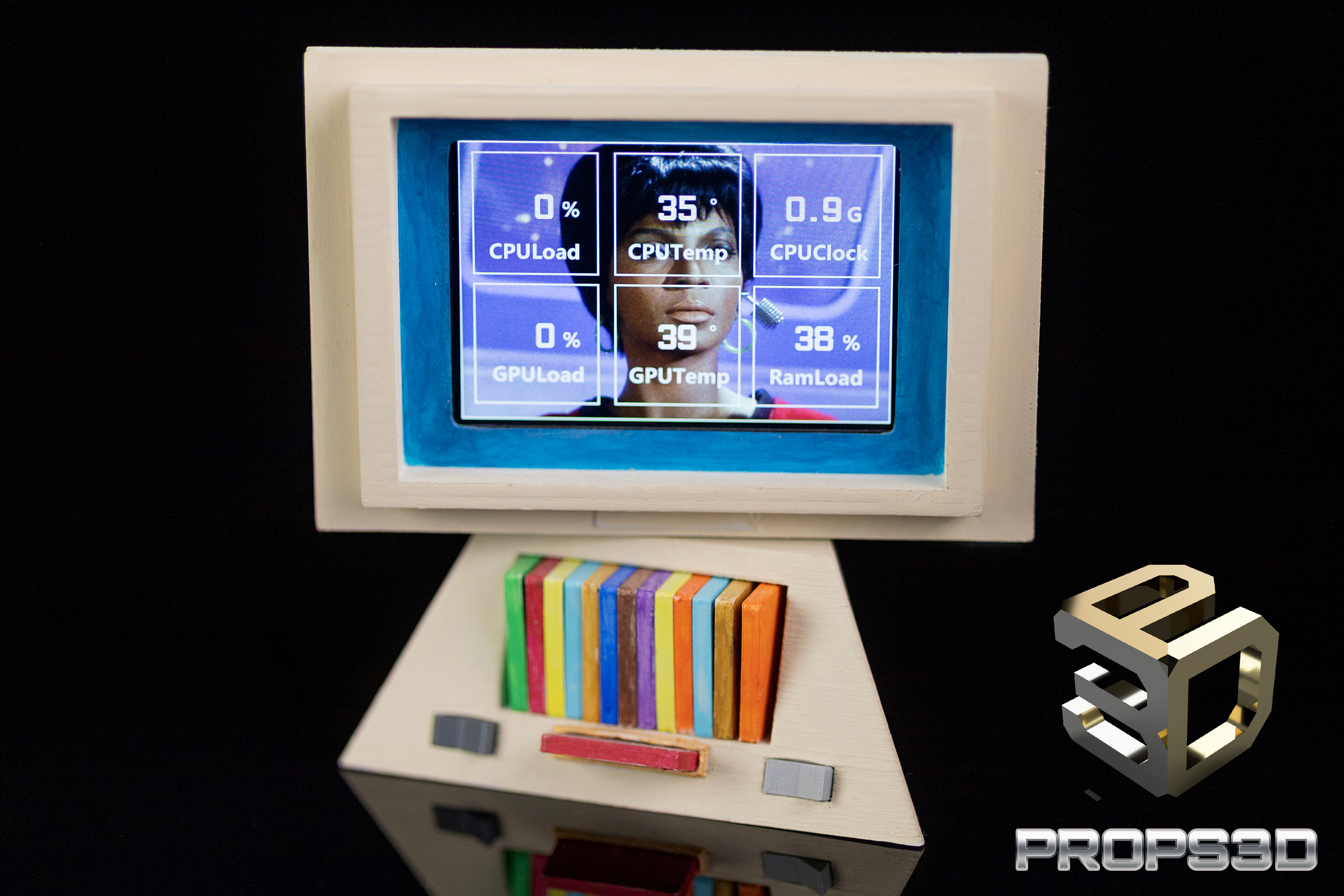 Star Trek TOS Desktop Viewer | CPU Resource Monitor | Uhura Theme