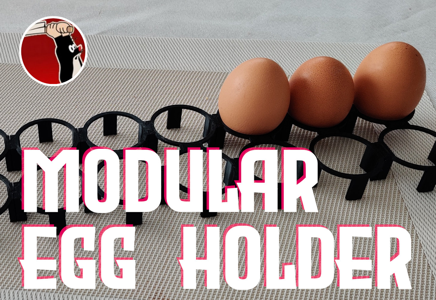 Modular egg holder