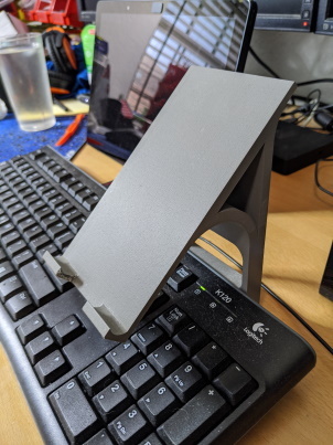 Phone Over keyboard stand