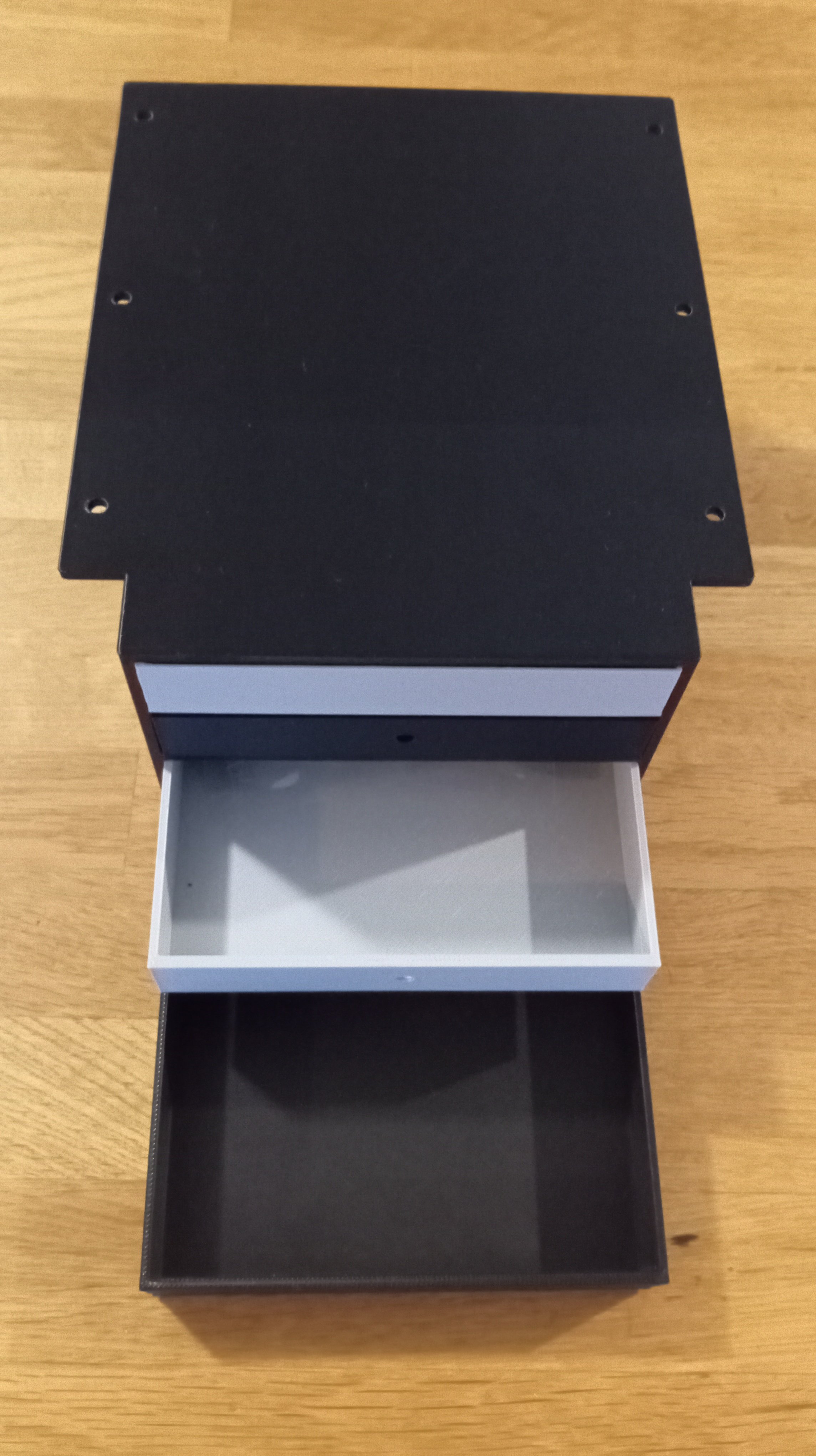 Compact (under & above)  Desk Drawer Unit series for 3D Printing / Desk Accessories