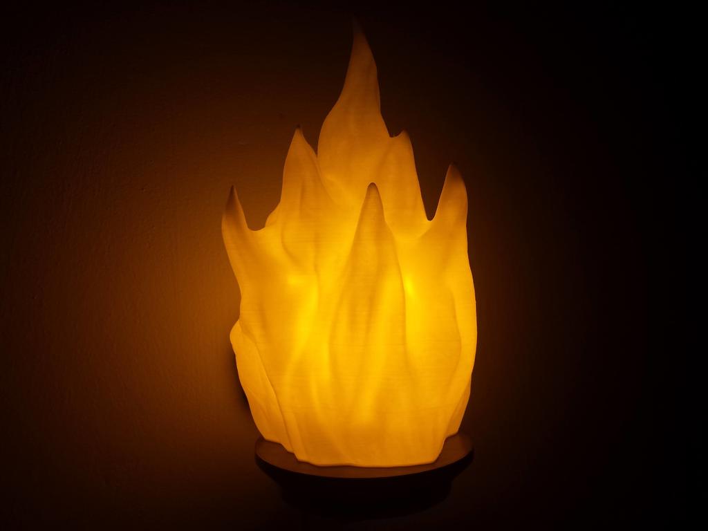 Flames - wall lamp