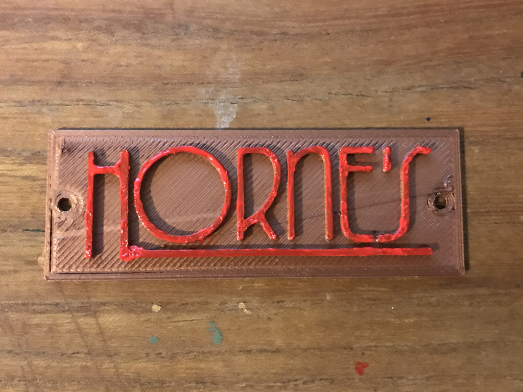 Horne´s departmentstore sign from Twin Peaks 