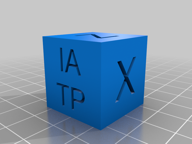 1 Inch Calibration Cube Branded