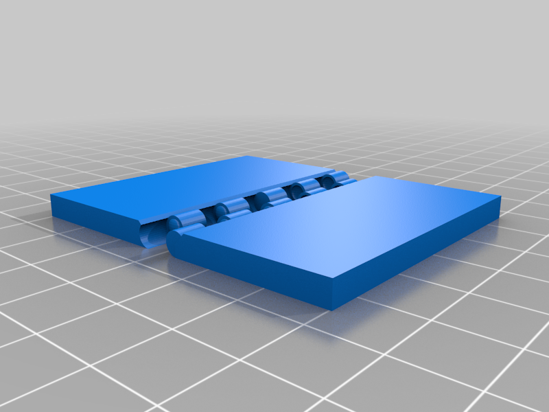 Parametric, Hermaphroditic, Snap-together Hinge