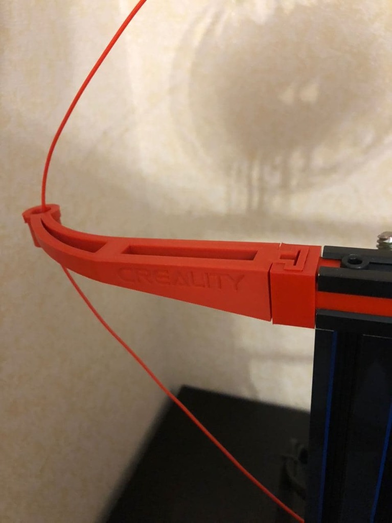 Filament guide for Ender 3 PRO with logo and filter