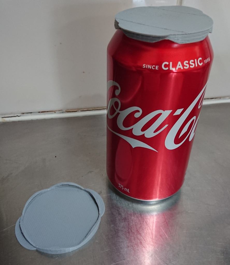 Drink Can Topper - Snap Fit Beer or Soda Soft Drink Lid
