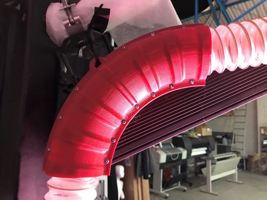 Suspended Vacuum Hose Holder for CNC / Wood Tools