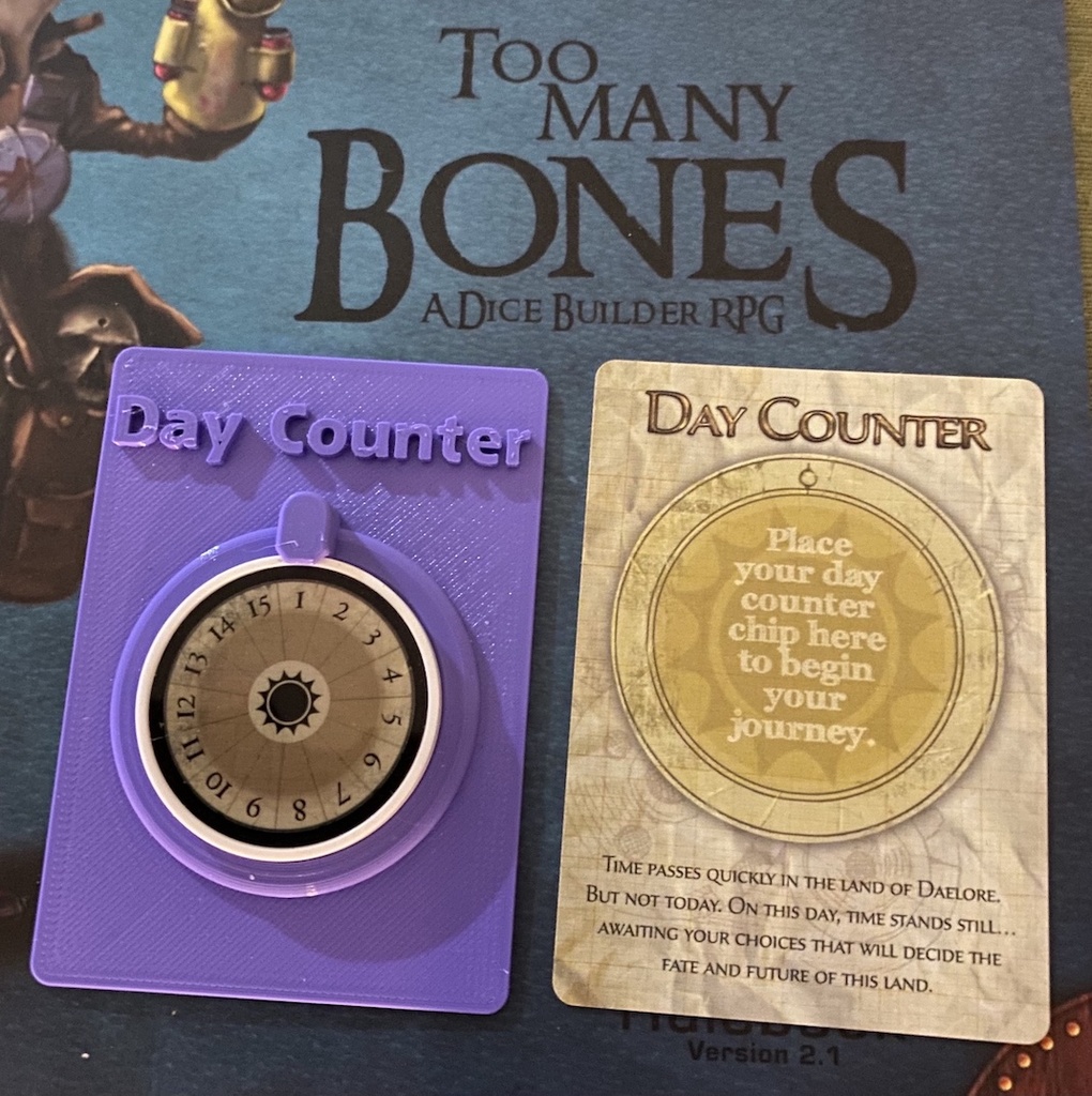 Day Counter - Too Many Bones