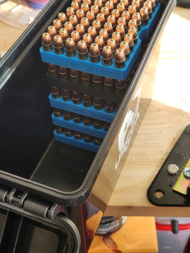 9mm Ammo tray for USCCA and Bunker Hill ammo box