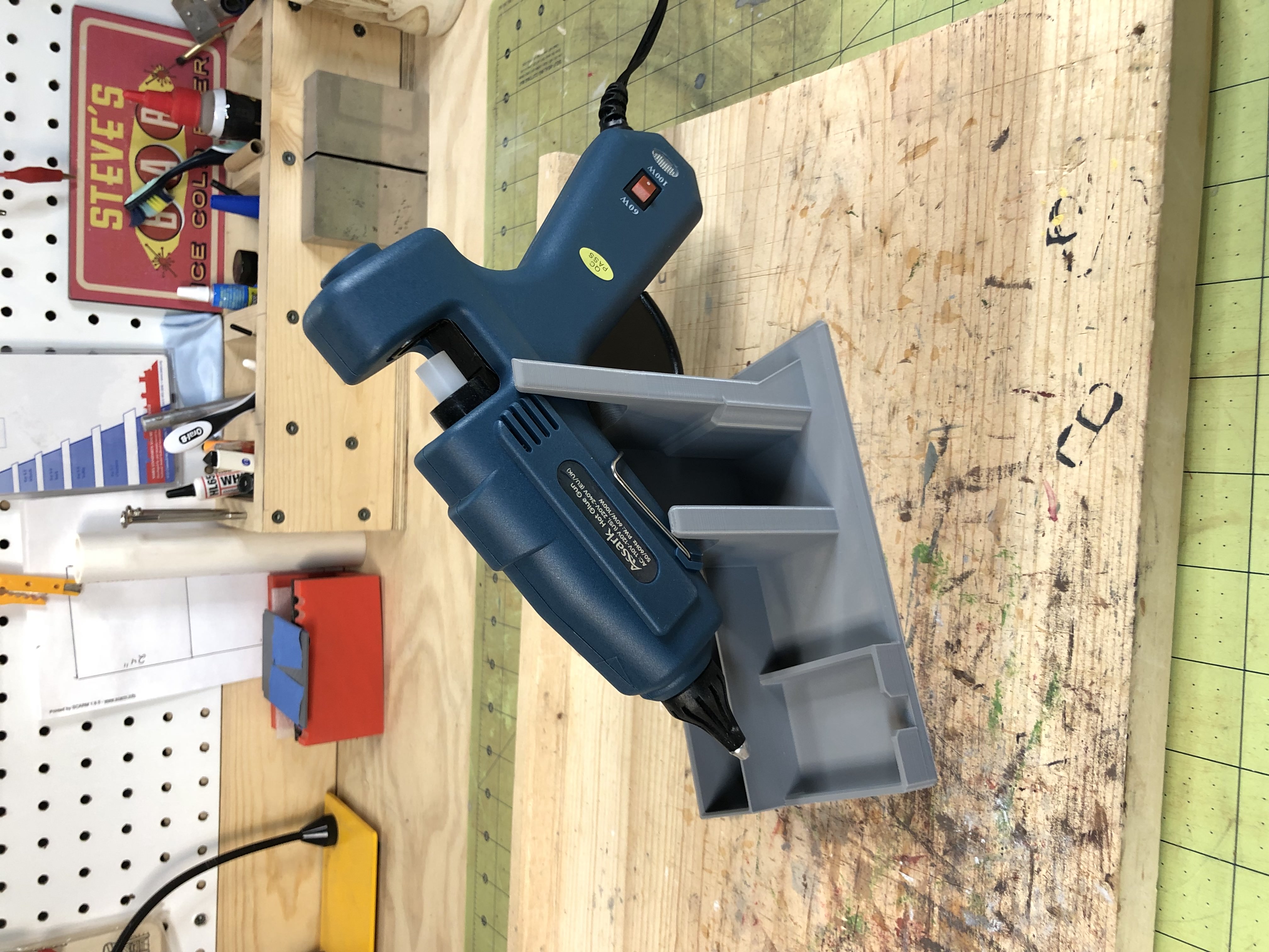 Hot Glue Gun Work Station