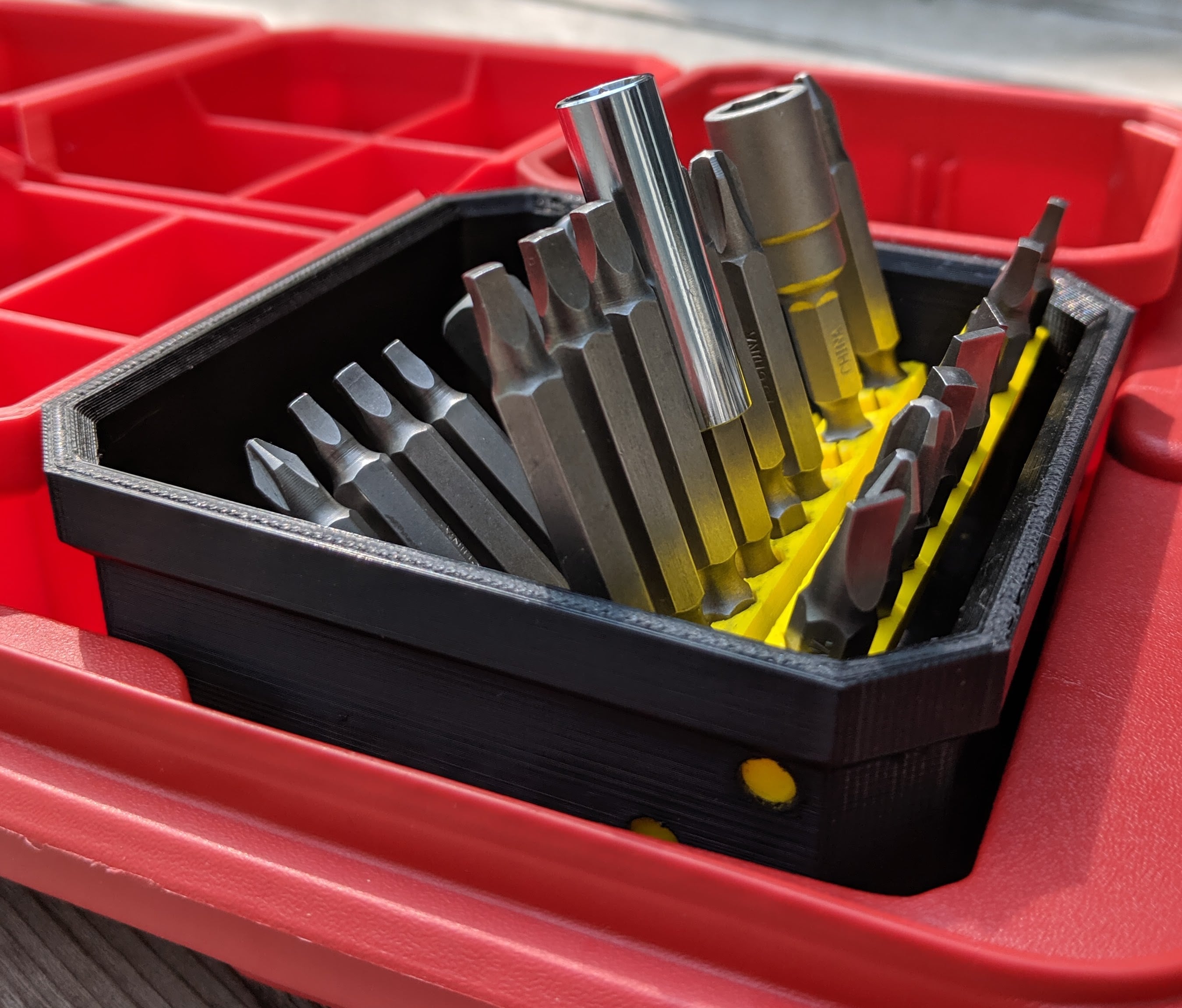 Bit Index for Milwaukee Packout Low Profile Organizers
