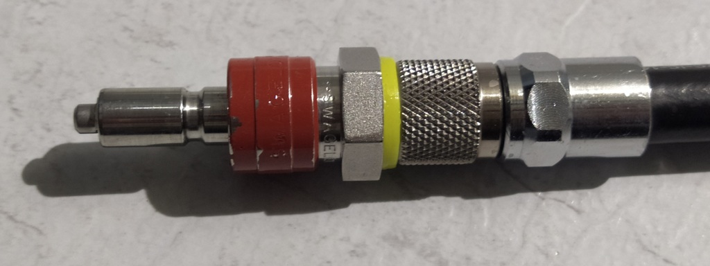 Distance Ring for the Shortened Swagelok QC6 Quick Disconnect by NarkedAt90