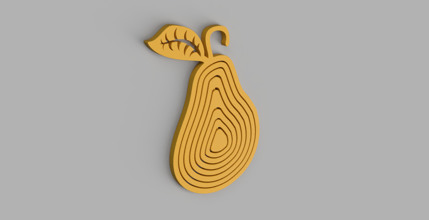 Pear Gyroscopic Ornament