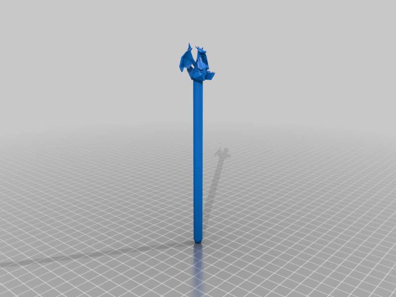 Low Poly Charizard Pen