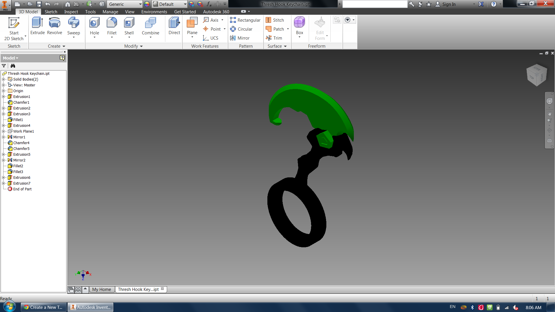 Thresh Hook Keychain