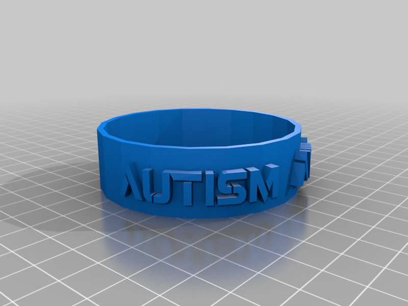 Autism Awareness flex bracelet