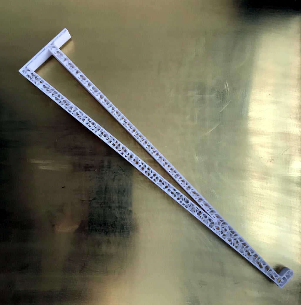 UFS-053 Super Extra Long Wall Hook Using 3M Command Strip