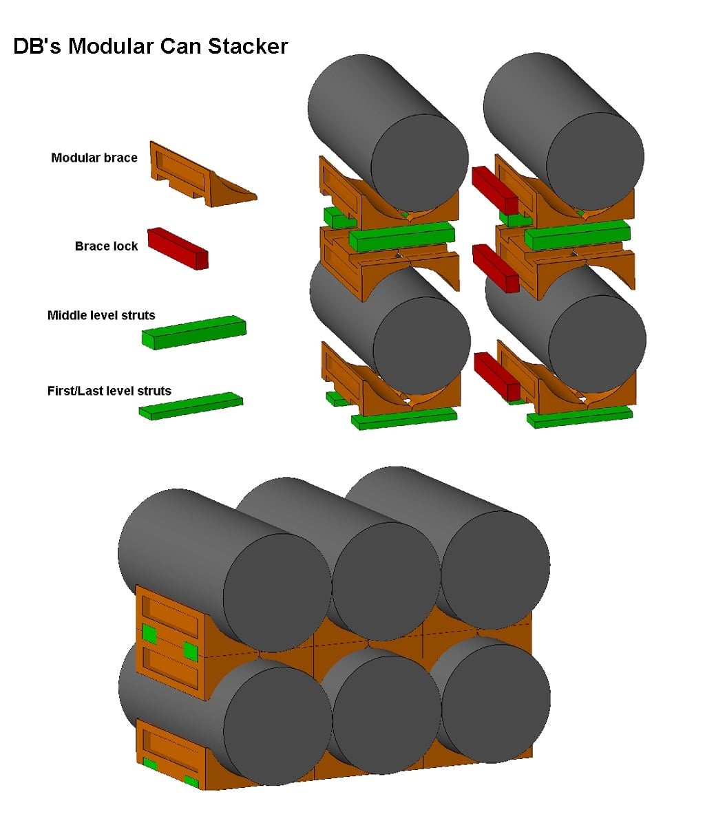 DB's Modular Can Stacker